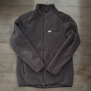 Figs Black Fleece Full-Zip Jacket